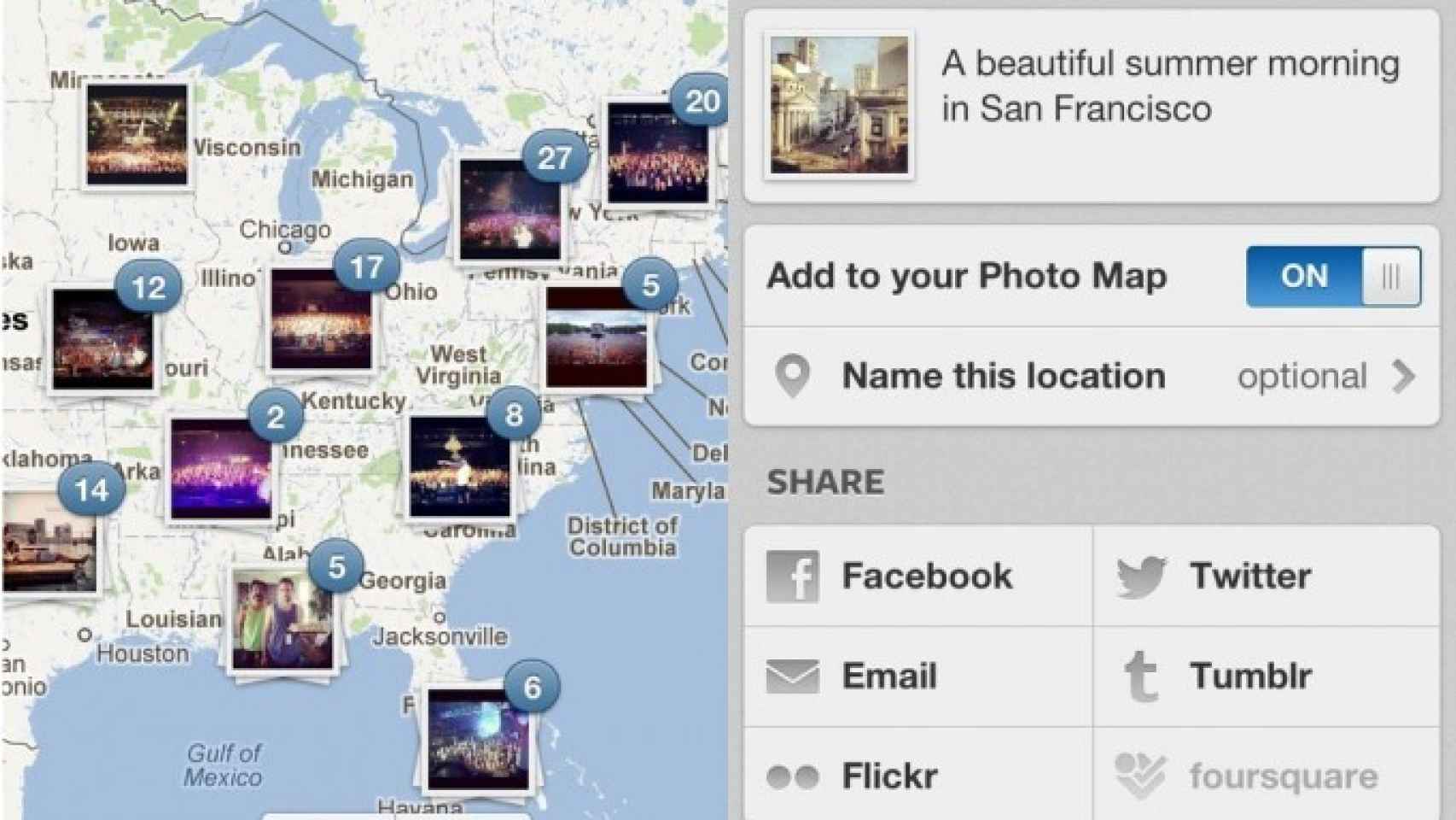 Instagram se actualiza añadiendo fotos en mapa, mejor velocidad y más
