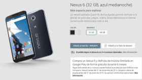 Nexus 6 ya disponible en Google Play España