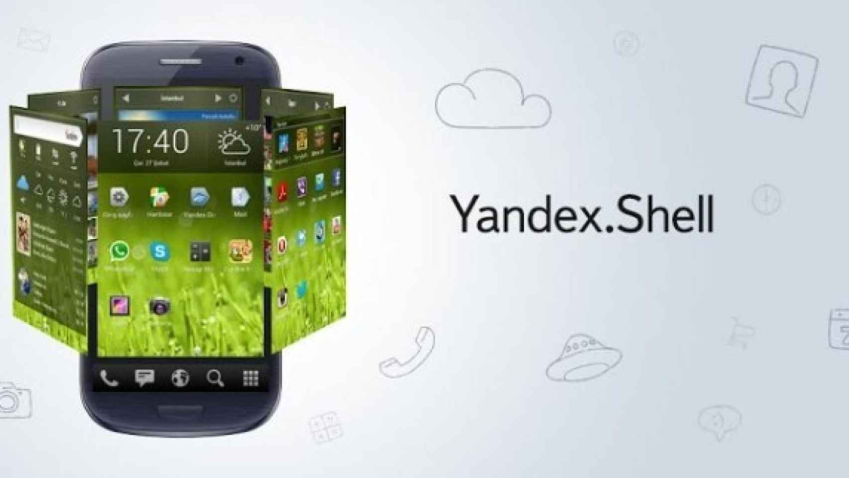 Yandex.Shell, el famoso lanzador de apps se vuelve gratuito para todo el mundo