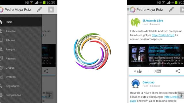 Klyph, un sorprendente cliente para Facebook al estilo Google Plus