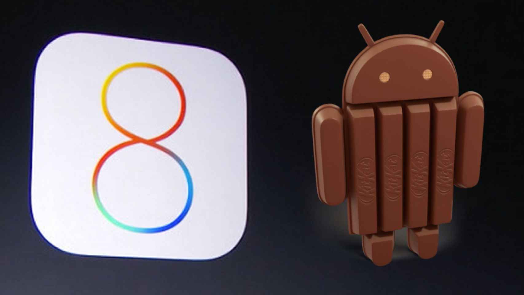 iOS 8 vs Android 4.4 KitKat: enfrentados cara a cara