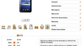 Samsung Galaxy Tab disponible con Orange en el programa de puntos