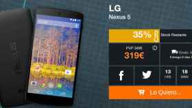 Oferta: Google Nexus 5 16GB por 319€