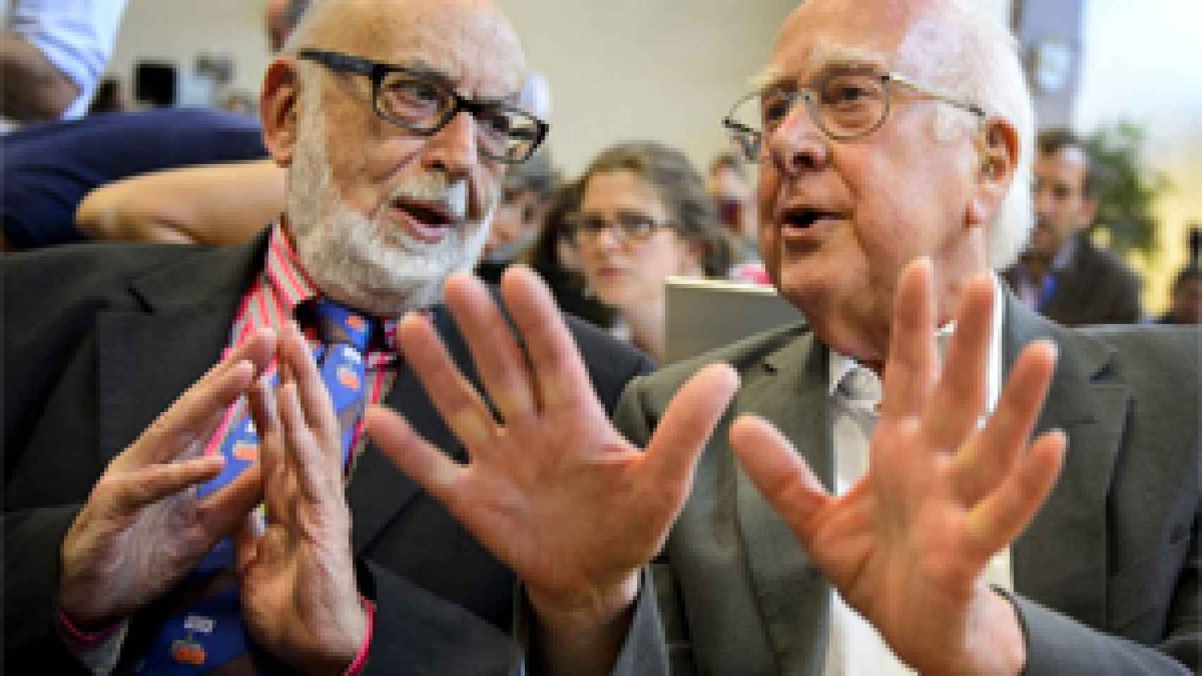 Image: Peter W. Higgs y François Englert ganan el Nobel de Física