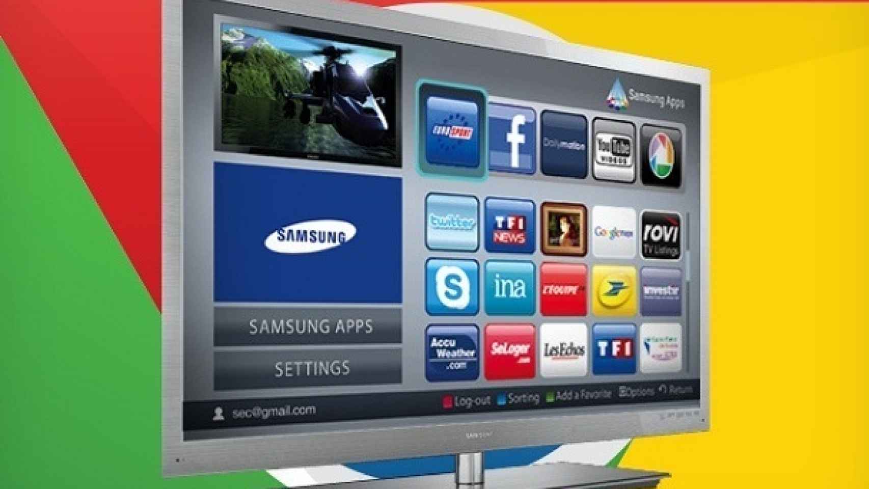 Samsung lanzará su primera televisión con Google TV integrado a finales de 2012