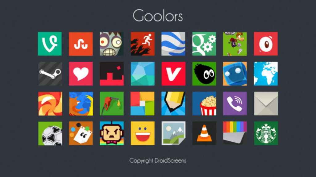 Los mejores iconos y fondos de pantalla para Android: Goolors y Nexus  Triangle LWP