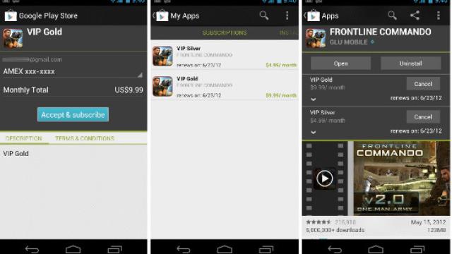 Google Play ahora permite suscripciones dentro de las aplicaciones: Se abre la veda de posibilidades