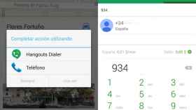Hangouts Dialer ya puede sustituir a la app de llamadas en Android