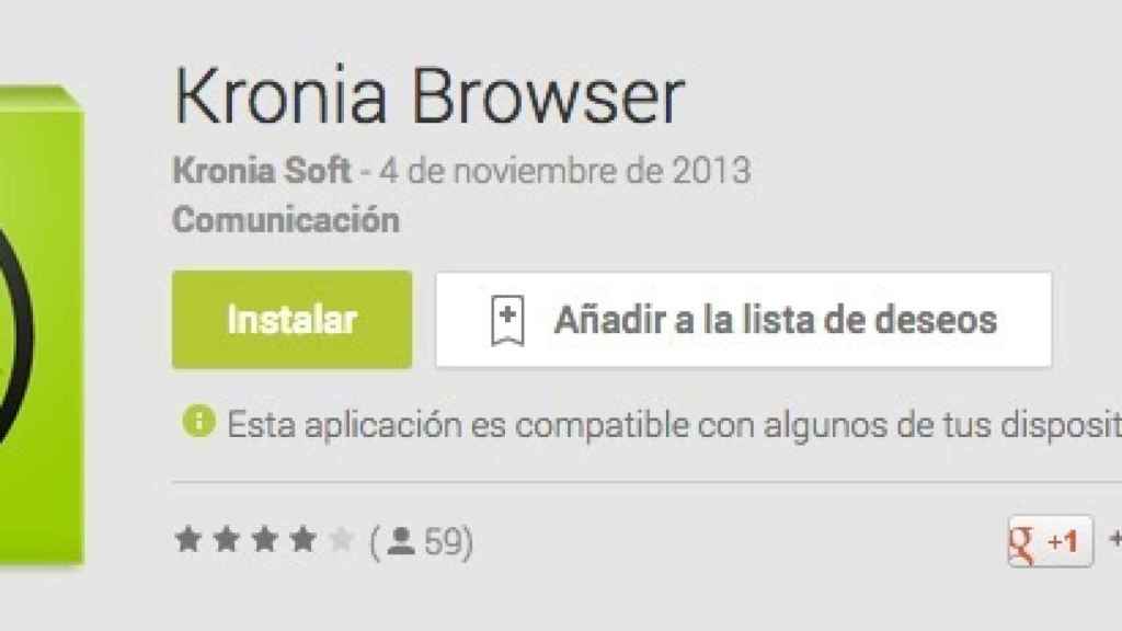 Kronia Browser para Android, una bonita interfaz y alta velocidad