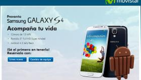 Los Samsung Galaxy S4 de Movistar se actualizan a Android 4.4.2 KitKat