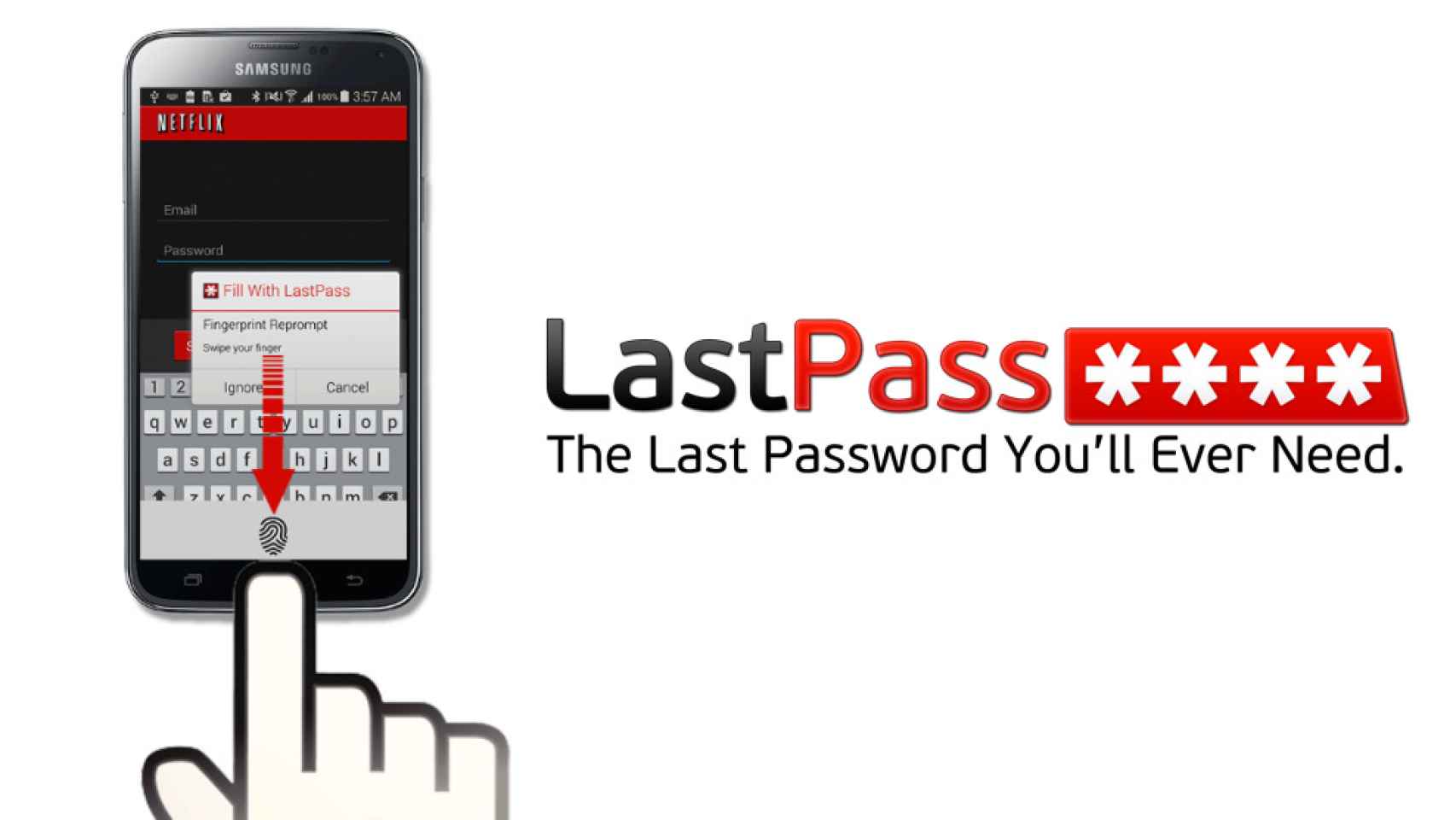 LastPass incorpora autentificación biométrica desde el lector de huellas del Samsung Galaxy S5