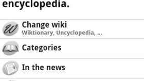 Todo el saber de la Wikipedia en tu Android