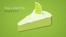 Concepto de la futura versión Android 5.0 Key Lime Pie
