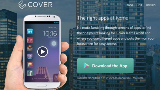 Cover (beta), la aplicación que reinventa tu pantalla de bloqueo, disponible en Google Play