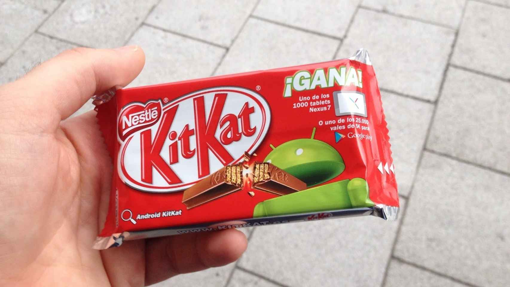 La imagen del día: Los KitKat con Android, premios Nexus y de Google Play, ya en España