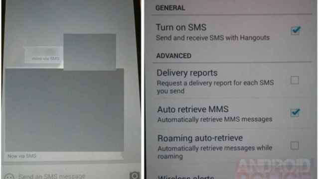 Hangouts podría integrar SMS y MMS en su próxima actualización