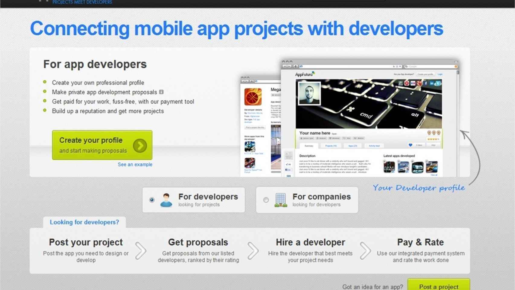 AppFutura, el lugar donde se encuentran los desarrolladores y las empresas
