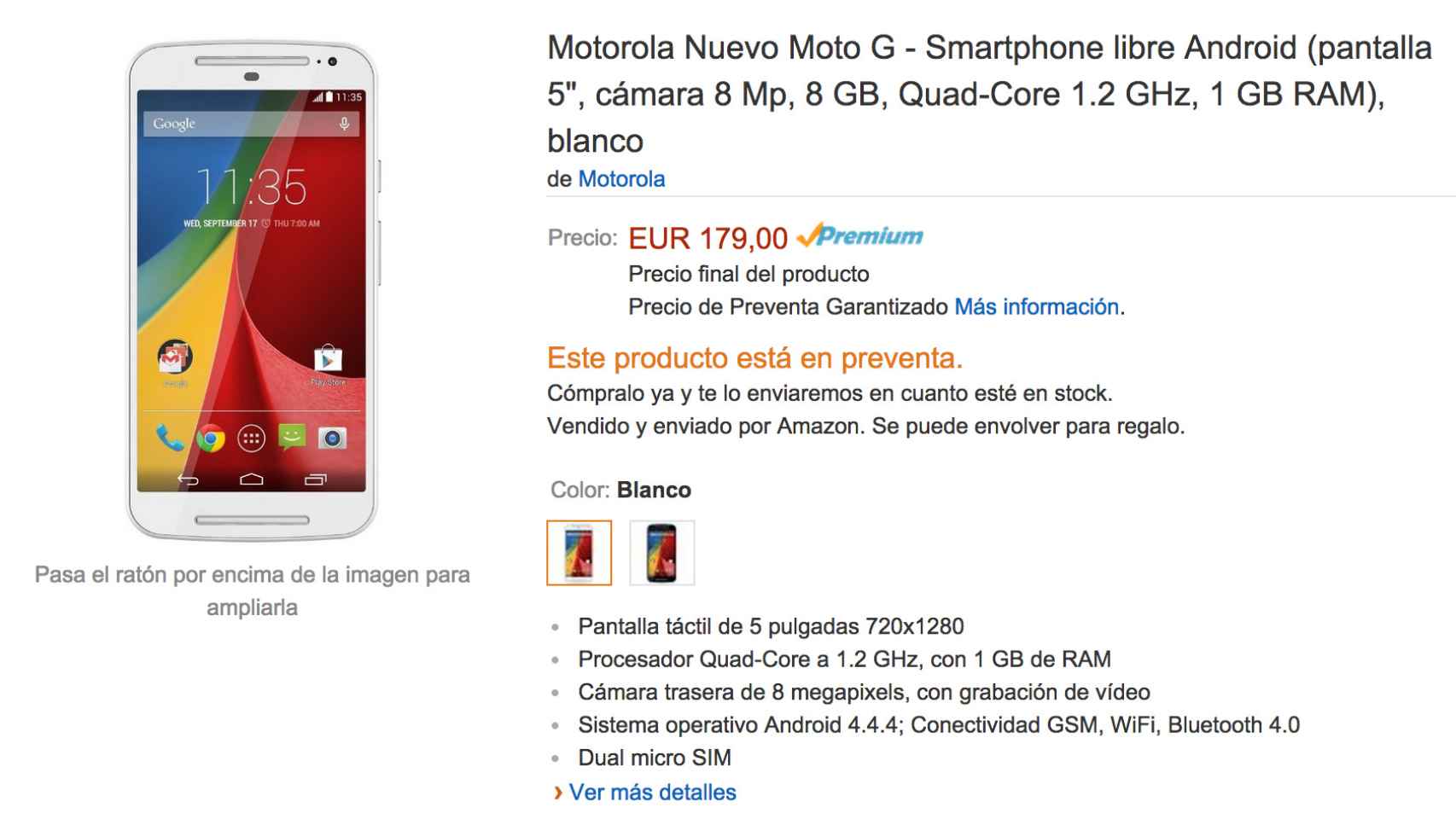 Ya puedes comprar el nuevo Motorola Moto G en España