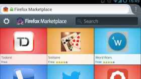 Se abre el Markeplace de Firefox OS. Pruébalo en Android con el navegador Aurora