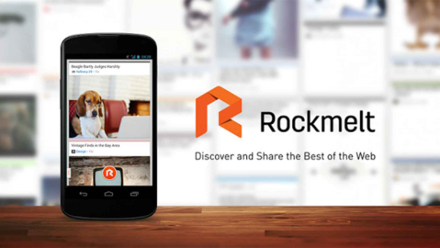 Llega a Android Rockmelt, el navegador social de noticias
