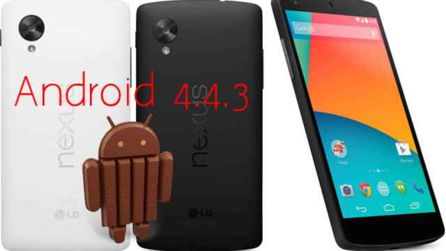 Nexus 5 se actualiza a Android 4.4.3 KitKat