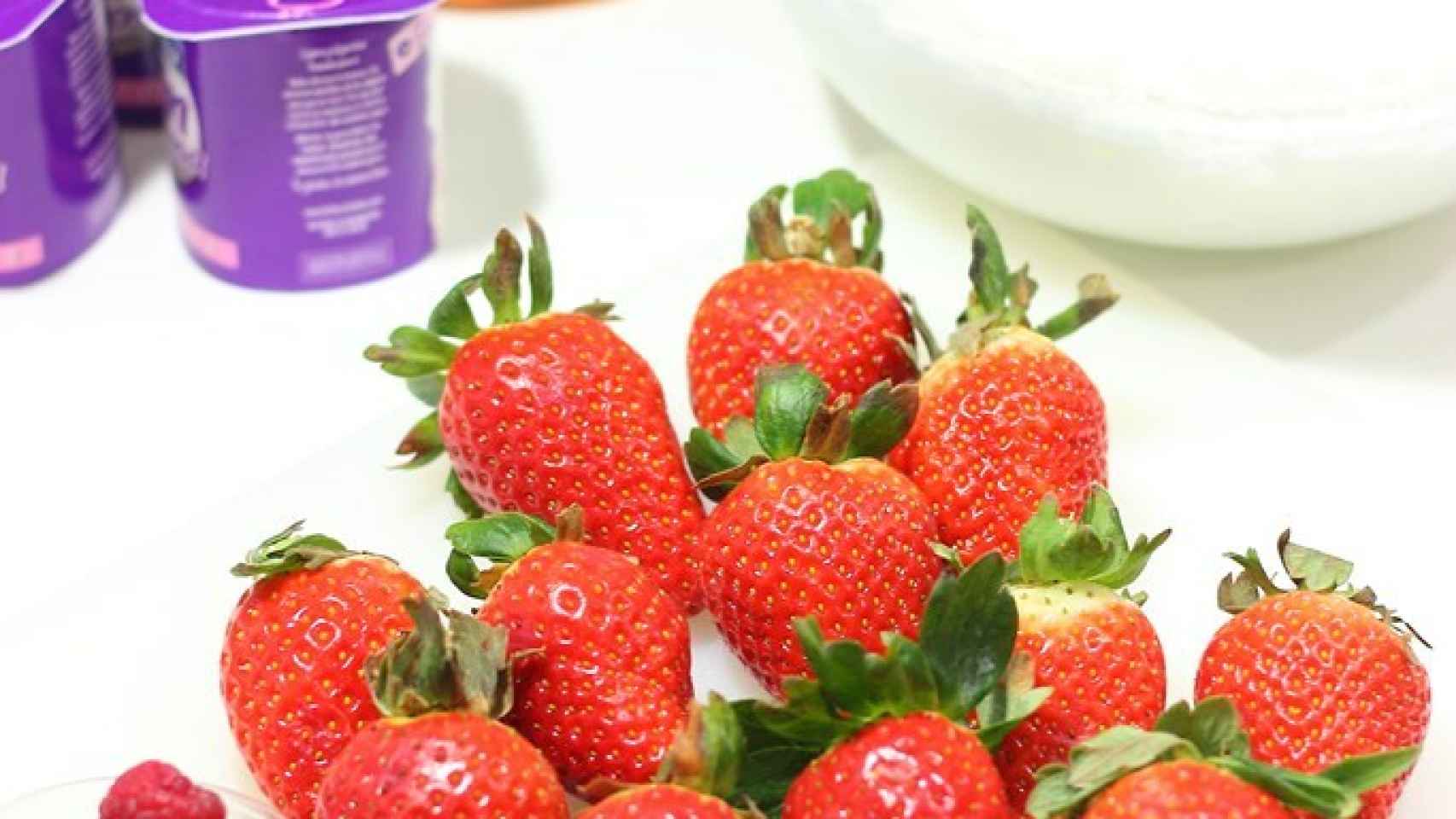 Tarta de fresas ligera Ingredientes