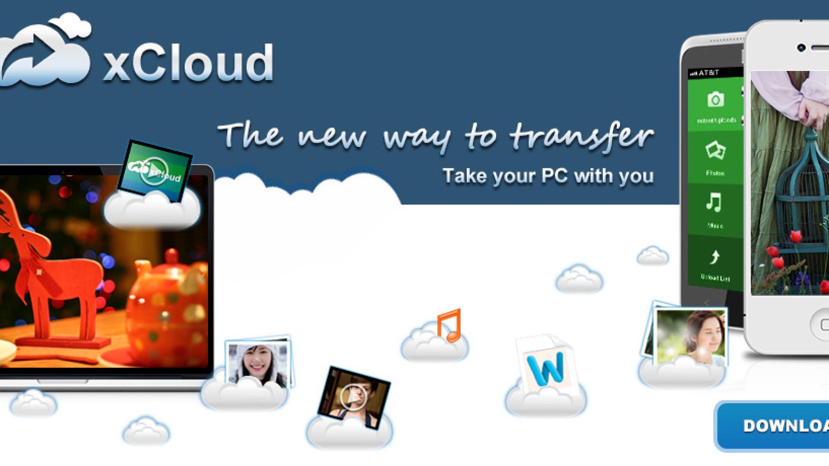xCloud crea tu disco duro en la nube, ilimitado y
