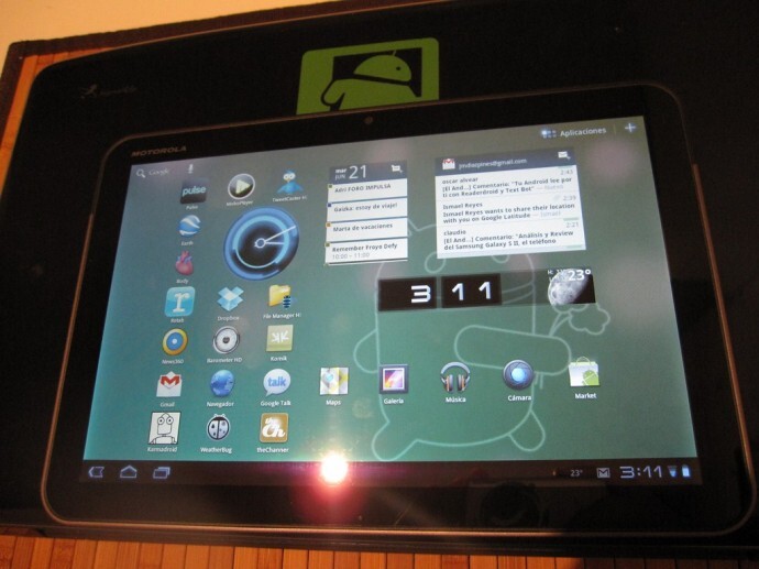 Review y videoreview de la tablet Motorola XOOM