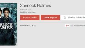 Sherlock Holmes, la película, gratis en Google Play