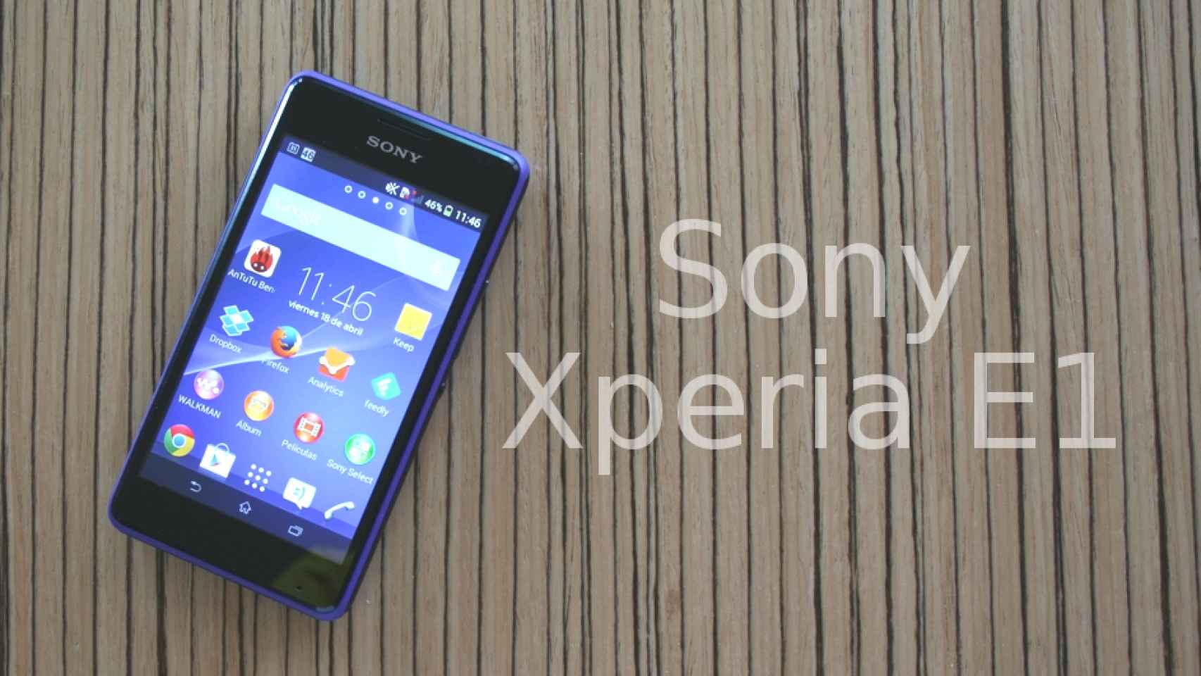 Sony Xperia E1: Análisis y experiencia de uso