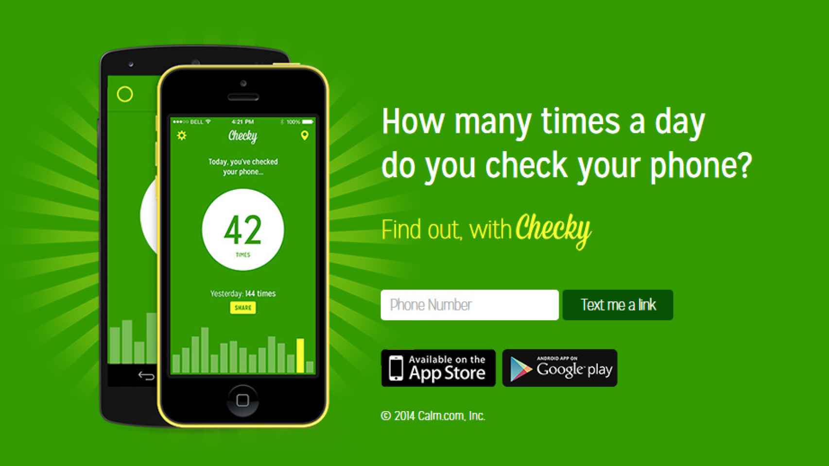 Checky, la app que nos dice lo viciados que estamos de nuestro Android