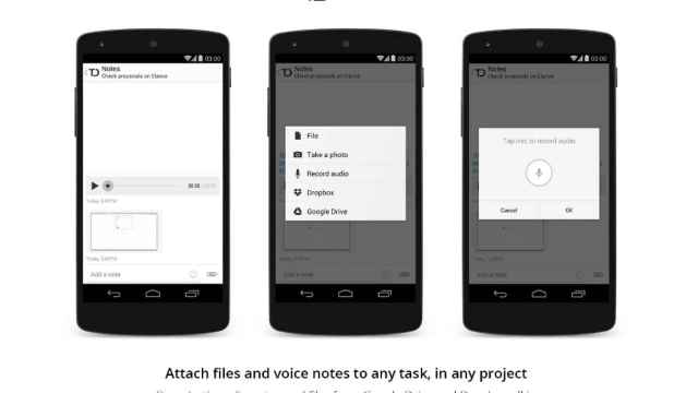 El gestor de tareas Todoist ya permite adjuntar archivos y se integra con Dropbox y Google Drive