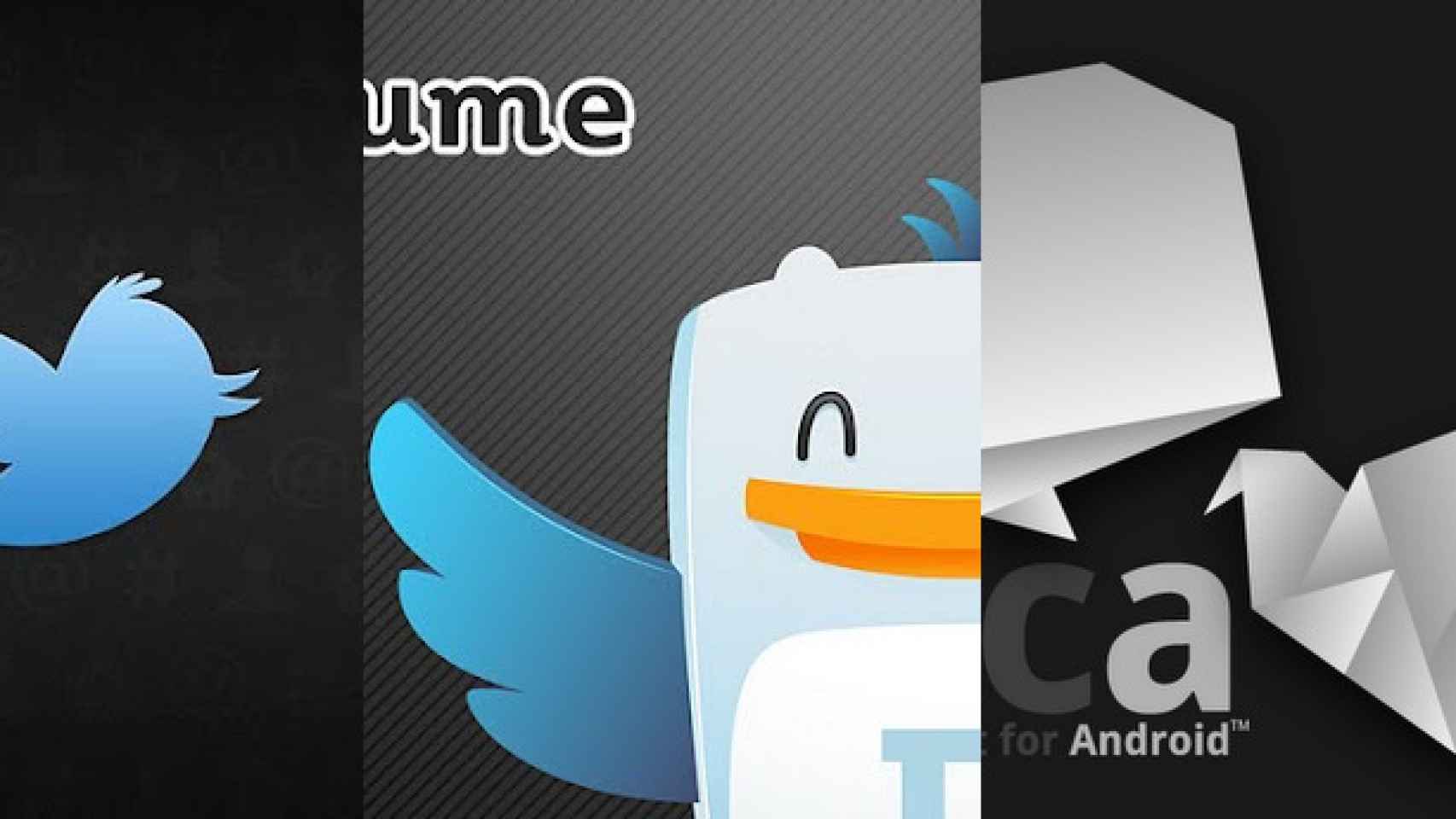 Especial twitter: Comparativa de los tres mejores clientes para Android
