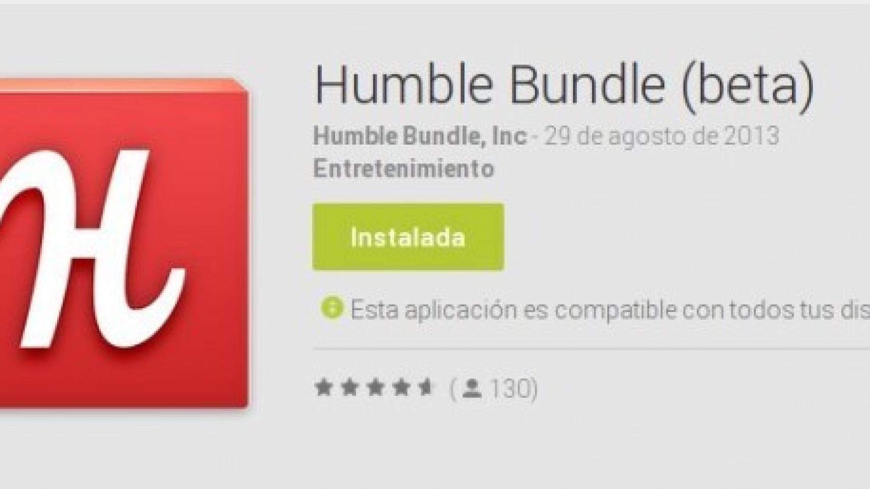 La app de Humble Bundle llega a Google Play para descargar tus juegos directamente