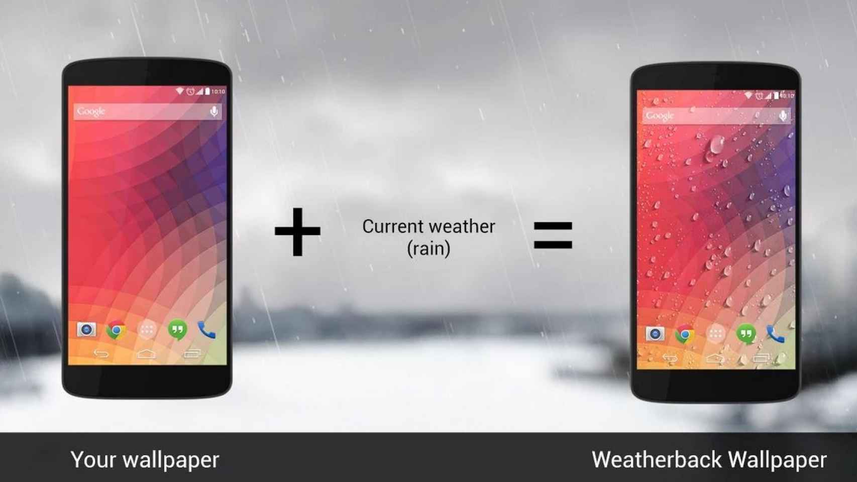 Weather Wallpaper, la app de fondos de pantalla que se adaptan según el clima
