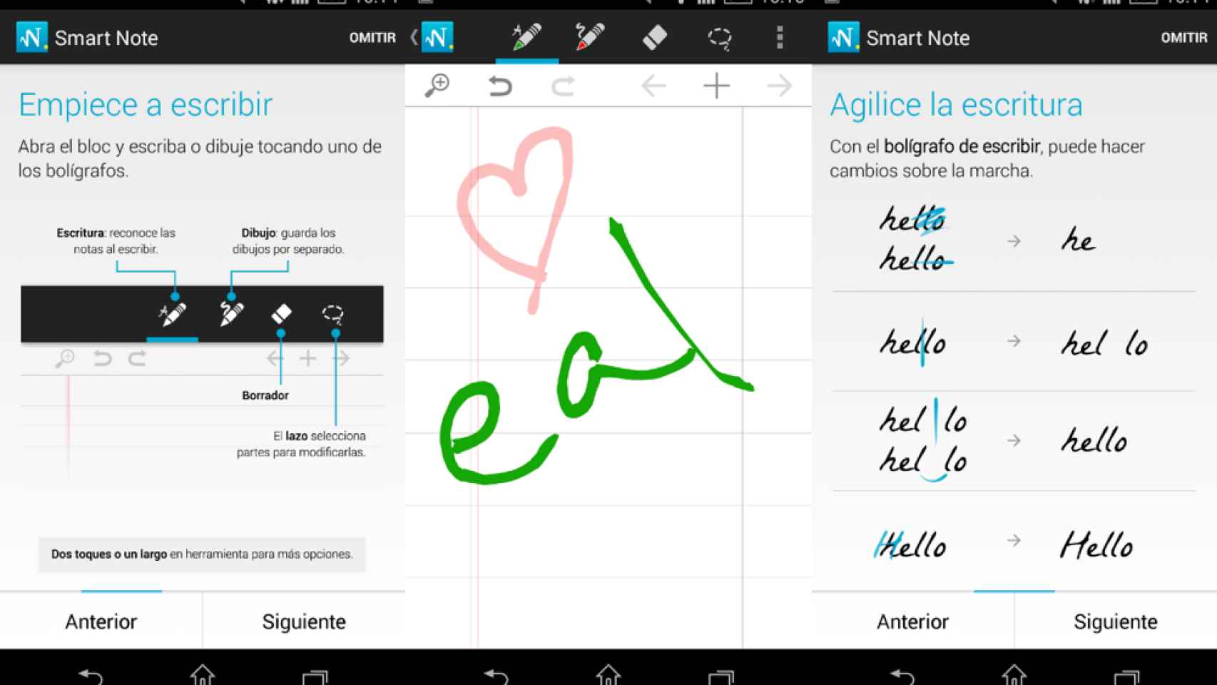 MyScript Smart Note, una completa app de escritura manual para tu tablet
