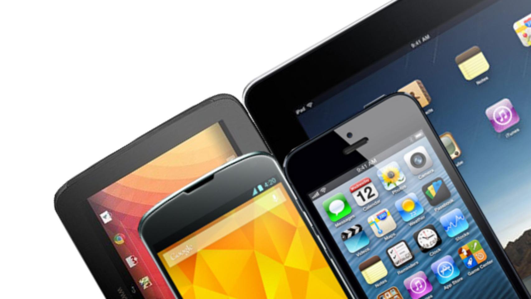 Nexus 4 contra el iPhone 5 y Nexus 10 contra el iPad 4