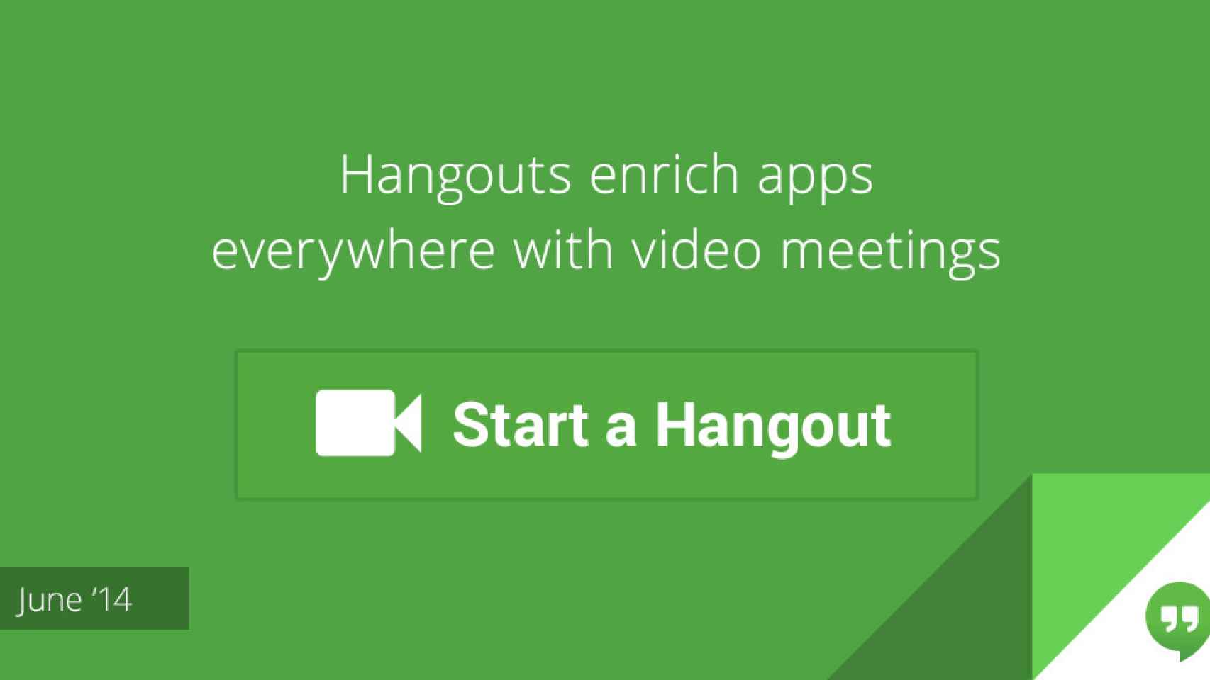 Google crea un botón Hangouts para que las empresas lo integren en sus webs y Apps