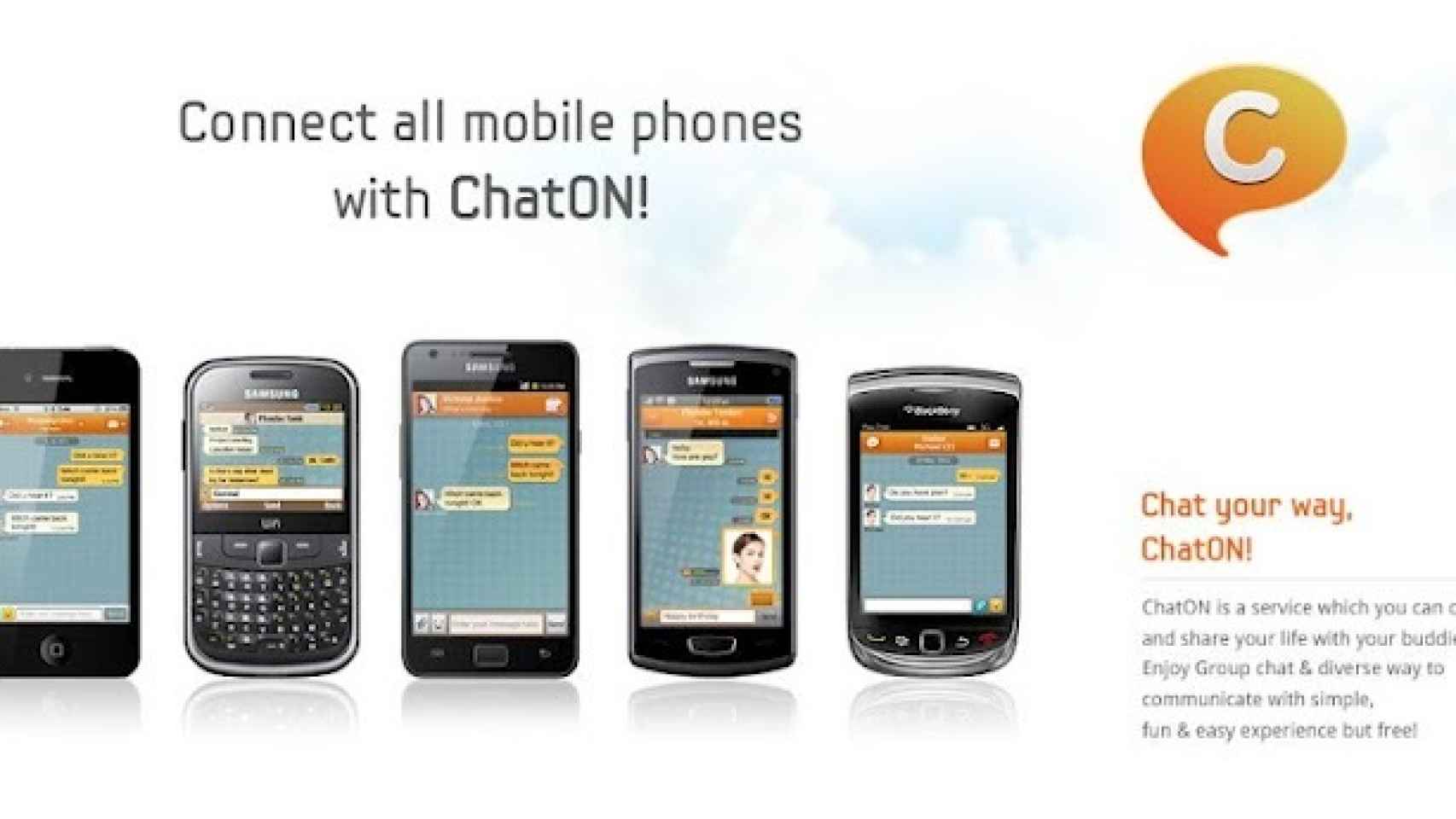 ChatON se actualiza a fondo: Función Walkie-talkie, cambios en el diseño y más