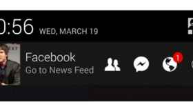 Facebook experimenta con accesos rápidos a tu perfil y mensajes desde la barra de notificaciones