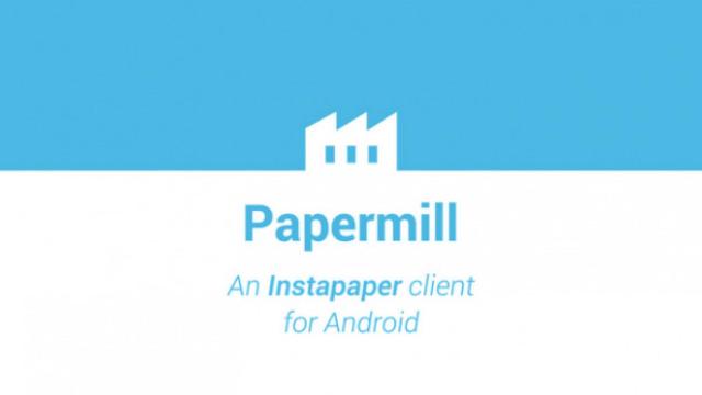 El mejor y más atractivo cliente para Instapaper: Papermill