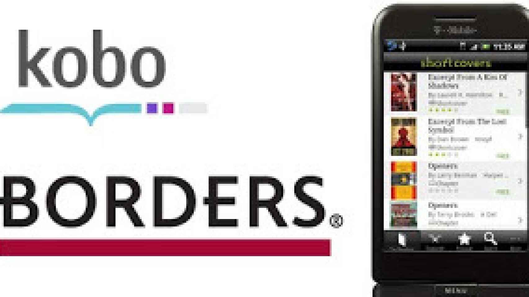 eBooks para moviles Android de la mano de Kobo y Borders