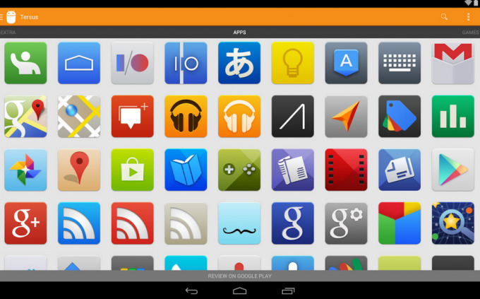 Los mejores iconos y fondos de pantalla para Android: Tersus