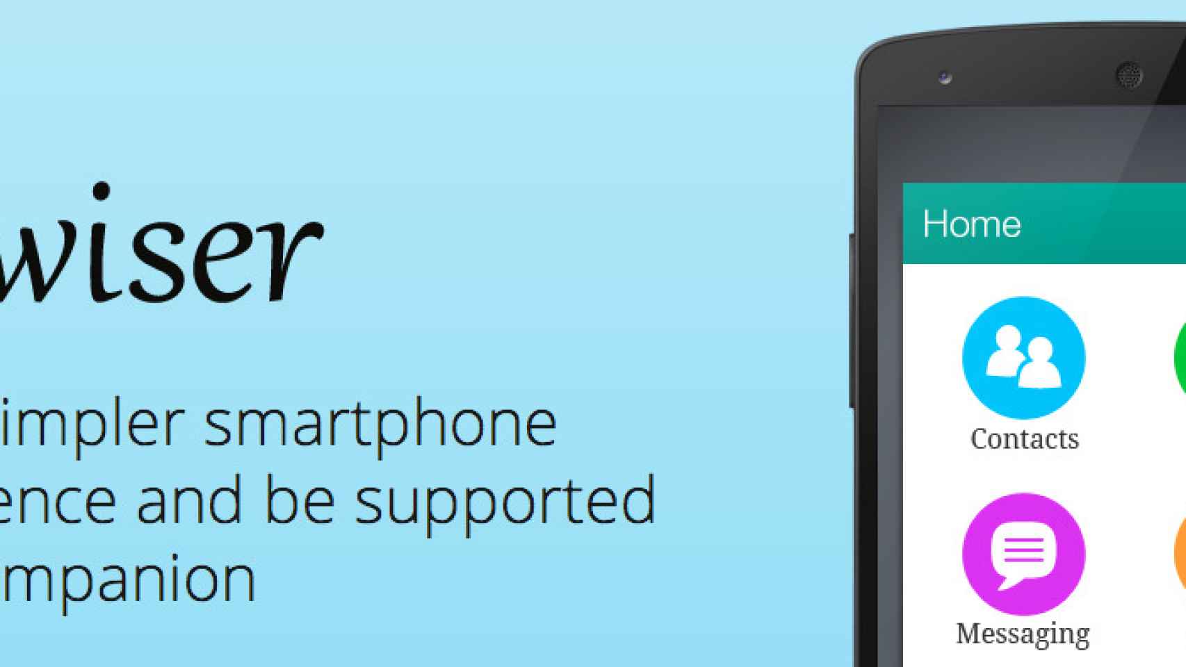Wiser, un launcher simple y sencillo para tu Android