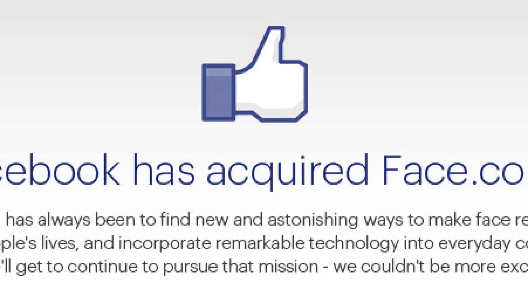 facebook compra face.com