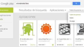 Google Play recupera el filtro de aplicaciones gratis y de pago