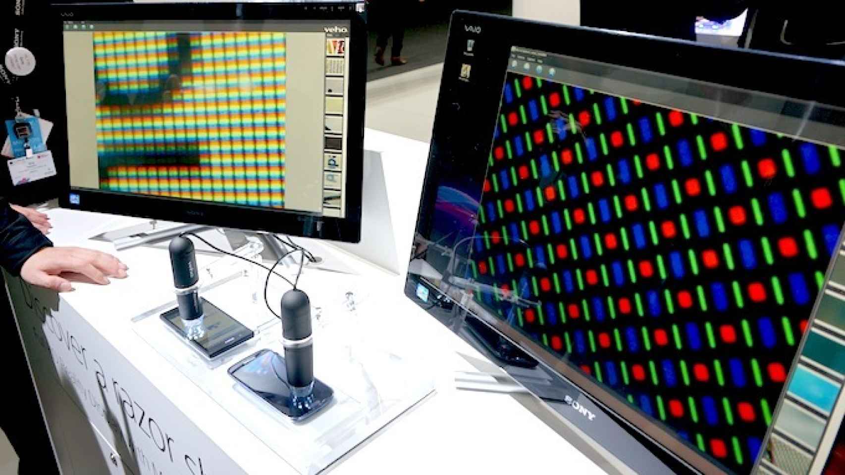 La pantalla del Sony Xperia Z al microscopio contra la competencia