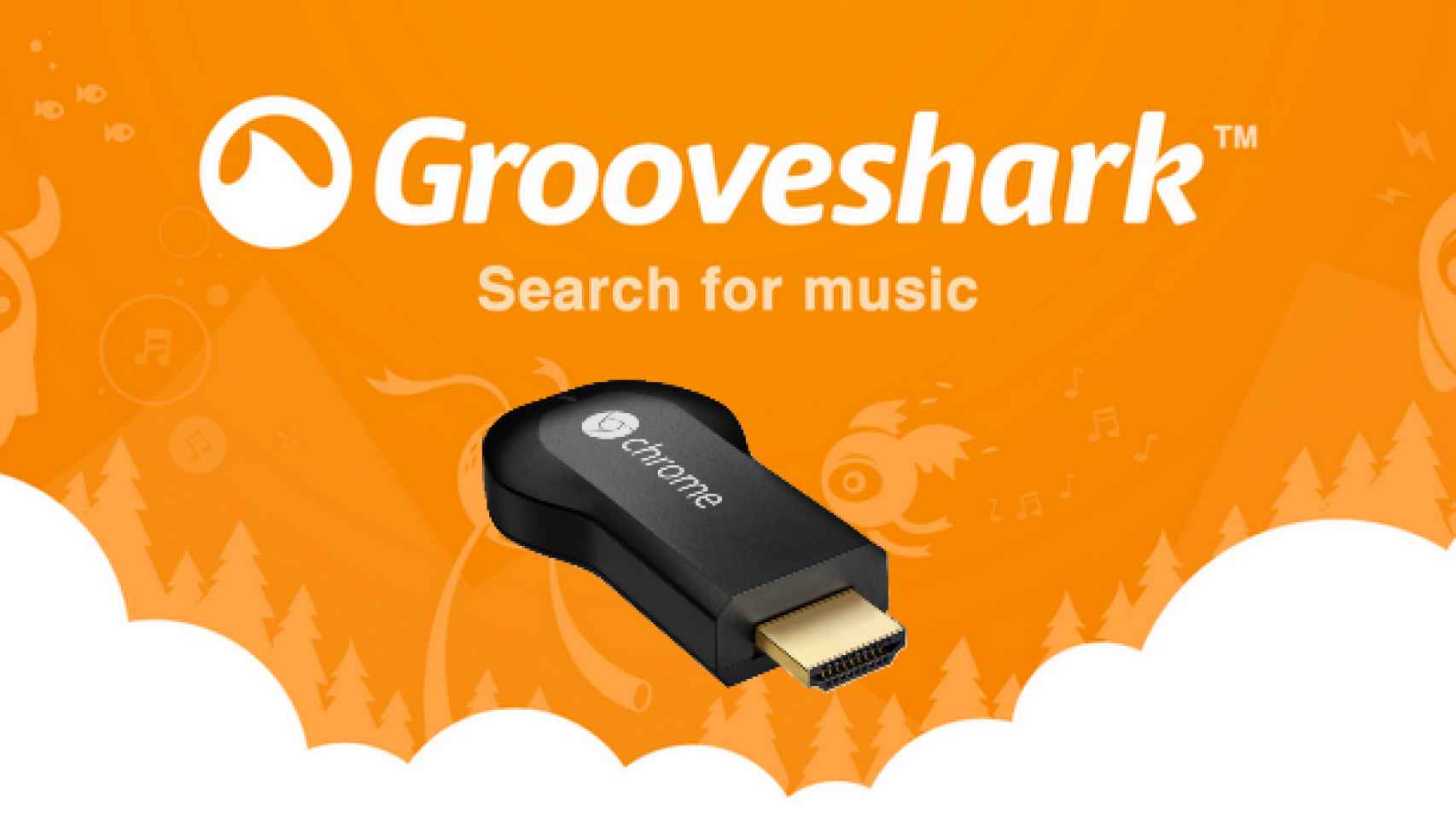 Grooveshark añade soporte para Google Chromecast, ¿para cuándo Spotify?