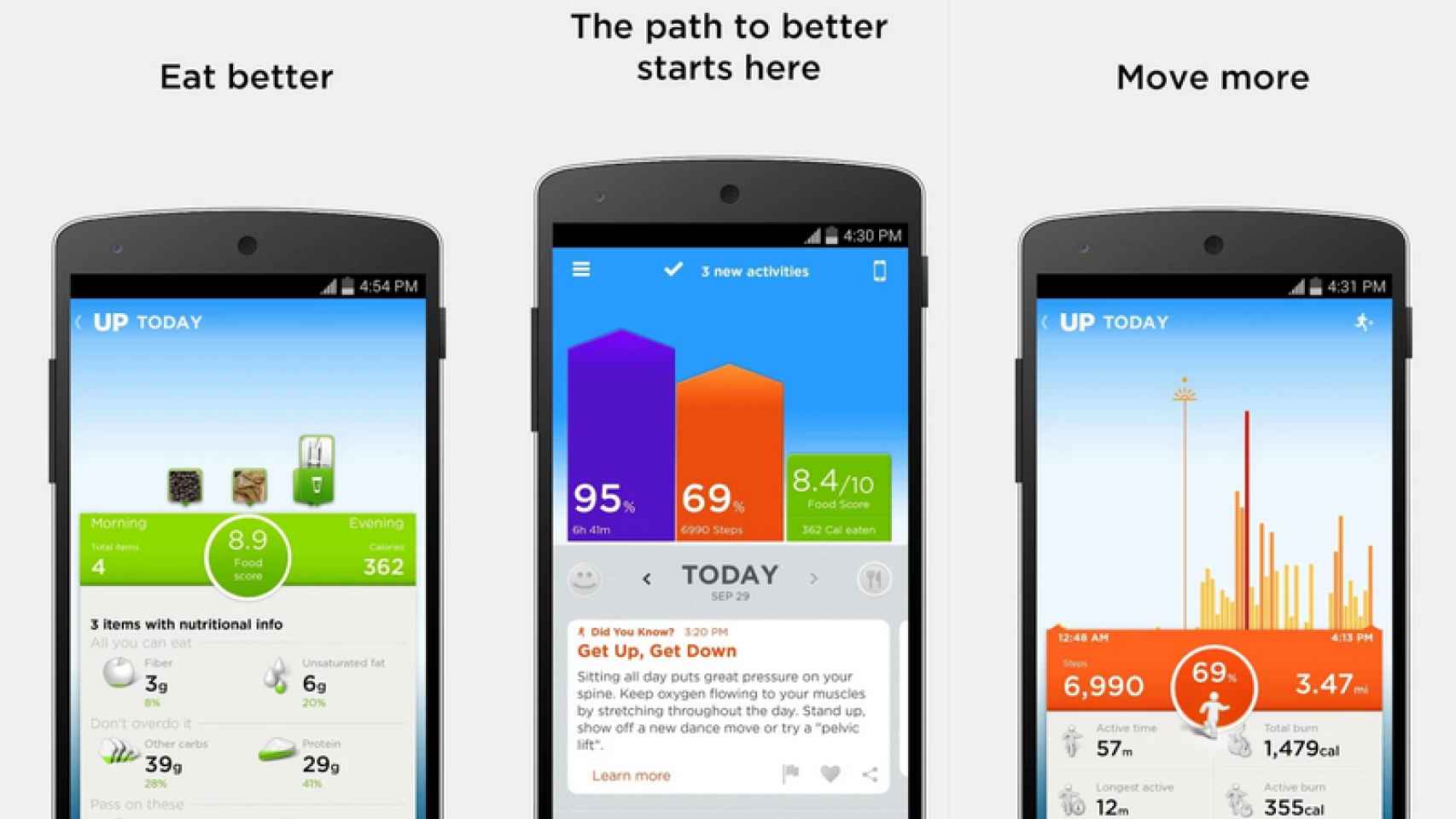 Registra tu actividad, sueño, dieta y más con la nueva app UP by Jawbone