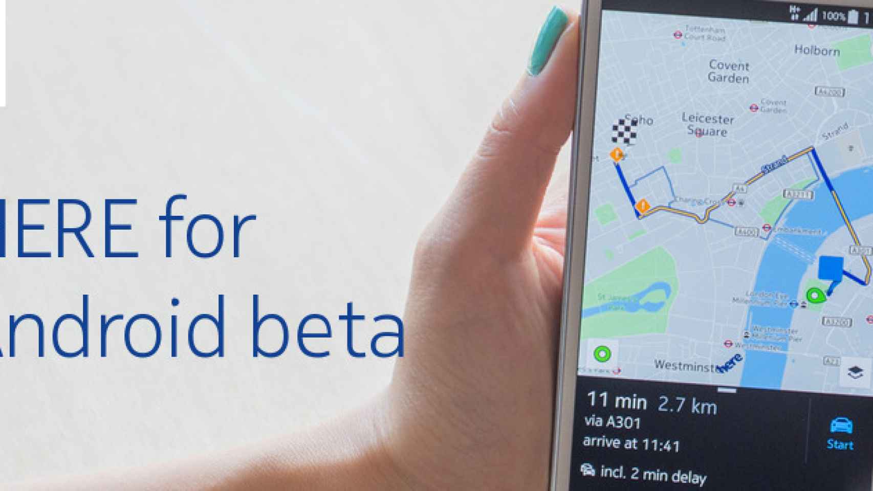 Nokia Here beta ya disponible para todos los Android 4.1 o superior